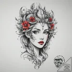 Tattoo sketch dryad tattoo, tattoo flash shee… – tattoo sketch (№1759945912_0, 08.10.2025 17:51) — tattoovalue.net