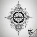 Tattoo sketch cosmic fount – tattoo sketch (№1759947671_0, 08.10.2025 18:21) — tattoovalue.net