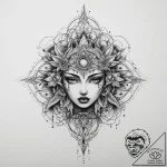 Tattoo sketch mystical existence, tattoo flas… – tattoo sketch (№1759951802_0, 08.10.2025 19:30) — tattoovalue.net