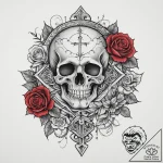 Tattoo sketch уроборос, concept art for tatto… – tattoo sketch (№1759952235_0, 08.10.2025 19:37) — tattoovalue.net