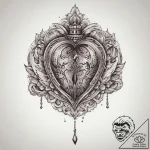 Tattoo sketch locket tattoo, tattoo drawing o… – tattoo sketch (№1759953762_0, 08.10.2025 20:02) — tattoovalue.net
