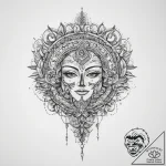 Tattoo sketch historical artifact with a quot… – tattoo sketch (№1759955061_0, 08.10.2025 20:24) — tattoovalue.net