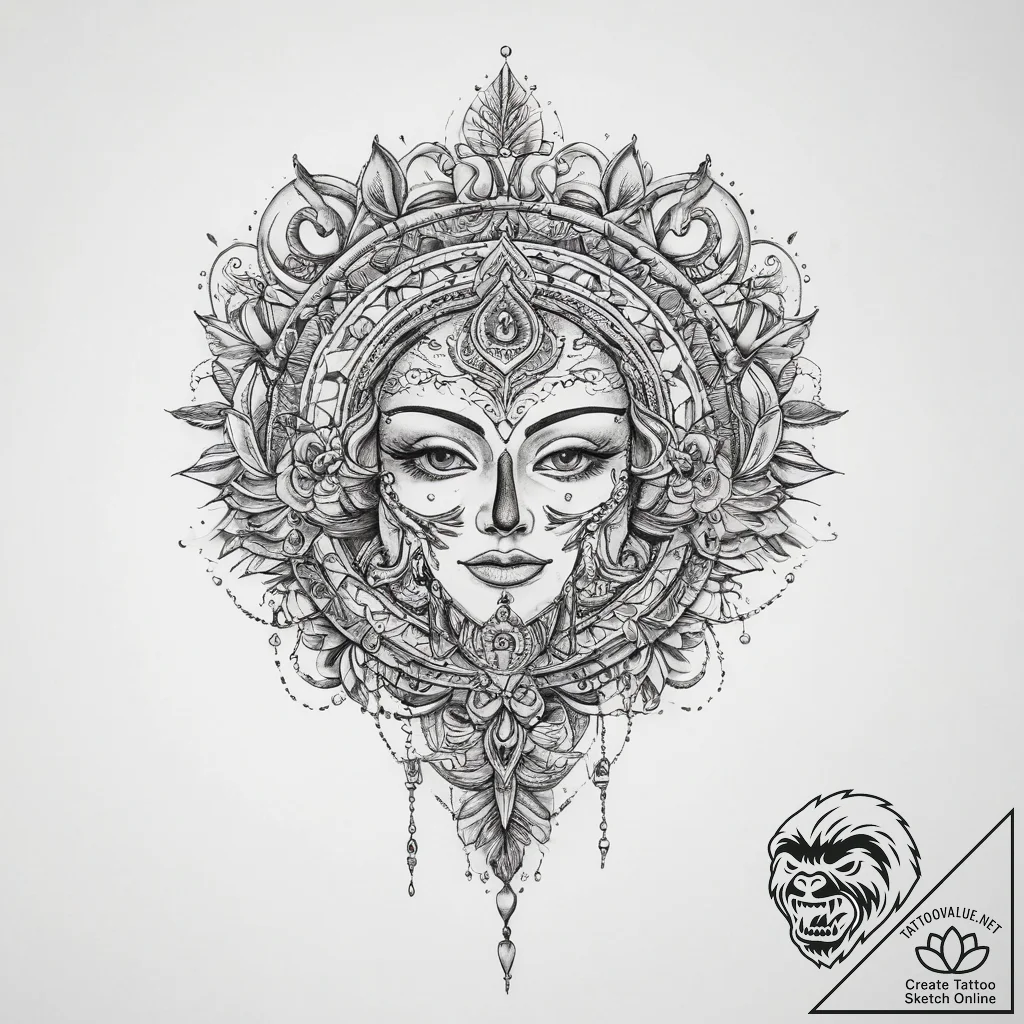 Tattoo sketch historical artifact with a quot... - tattoo sketch (№1759955061_0, 08.10.2025 20:24) — tattoovalue.net