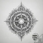 Tattoo sketch cosmic existence, artistic tatt… – tattoo sketch (№1759955717_0, 08.10.2025 20:35) — tattoovalue.net