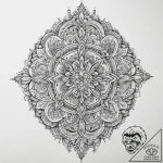 Tattoo sketch blessed being, ink illustration… – tattoo sketch (№1759957673_0, 08.10.2025 21:07) — tattoovalue.net