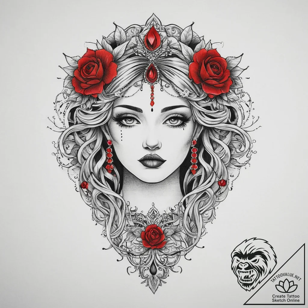 Tattoo sketch king, tattoo flash sheet design... - tattoo sketch (№1759961146_0, 08.10.2025 22:05) — tattoovalue.net