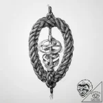 Tattoo sketch rope – tattoo sketch (№1759962443_0, 08.10.2025 22:27) — tattoovalue.net