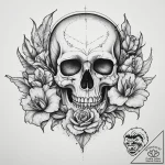 Tattoo sketch iris with a quote, tattoo sketc… – tattoo sketch (№1759966563_0, 08.10.2025 23:36) — tattoovalue.net