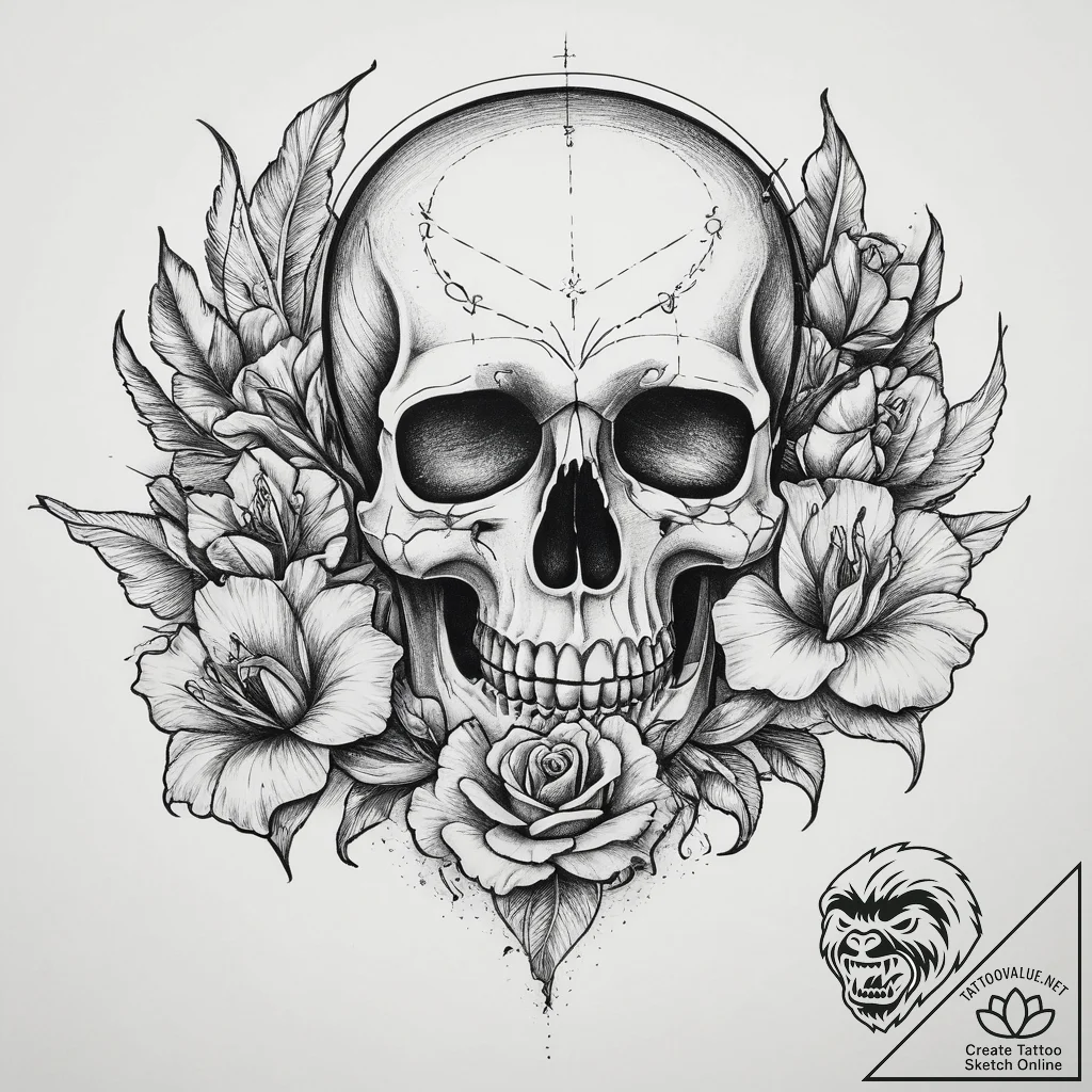 Tattoo sketch iris with a quote, tattoo sketc... - tattoo sketch (№1759966563_0, 08.10.2025 23:36) — tattoovalue.net