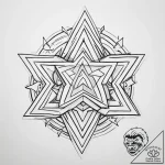 Tattoo sketch steven universe star symbol – tattoo sketch (№1759967425_0, 08.10.2025 23:50) — tattoovalue.net