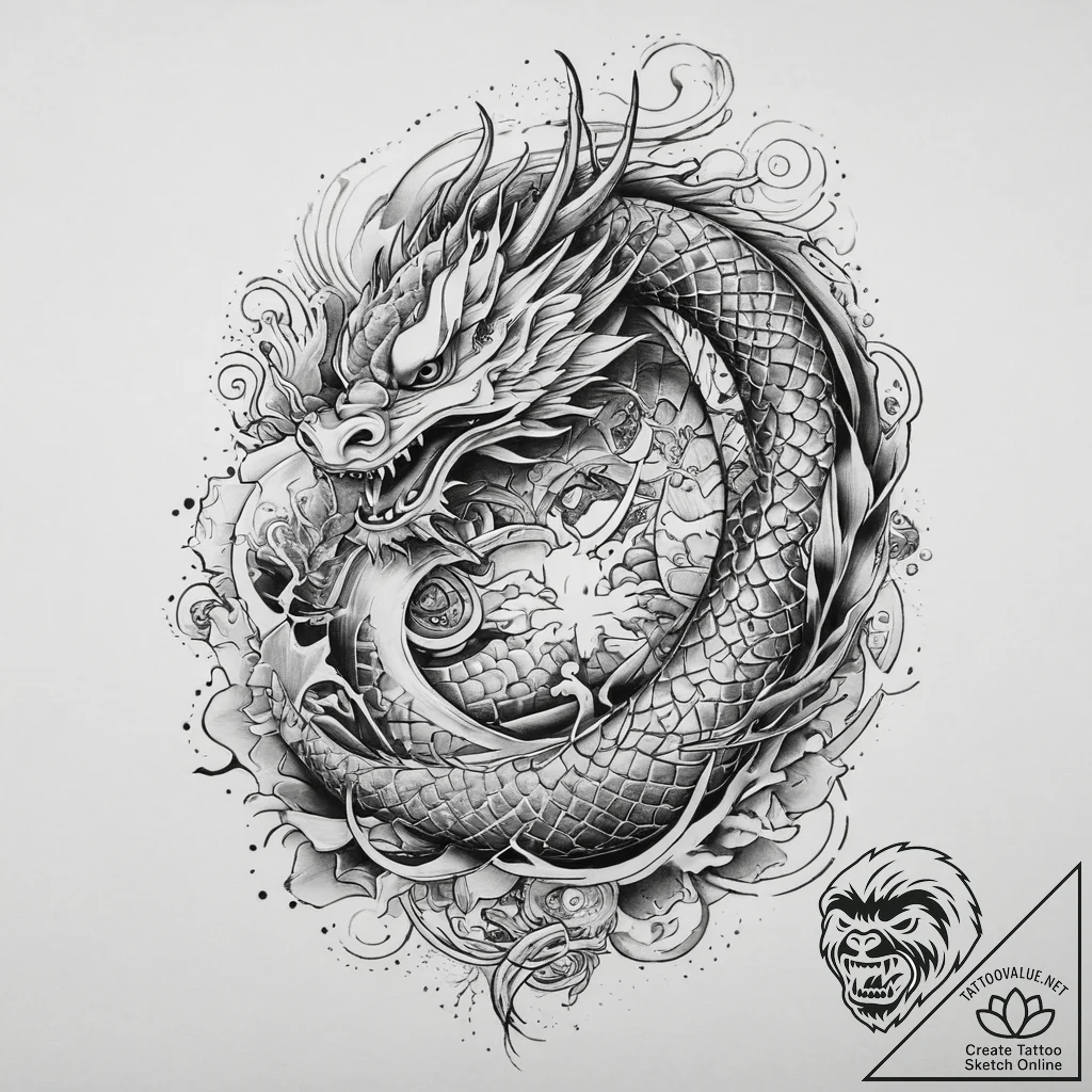 Tattoo sketch body, tattoo flash sheet design... - tattoo sketch (№1759967641_0, 08.10.2025 23:54) — tattoovalue.net
