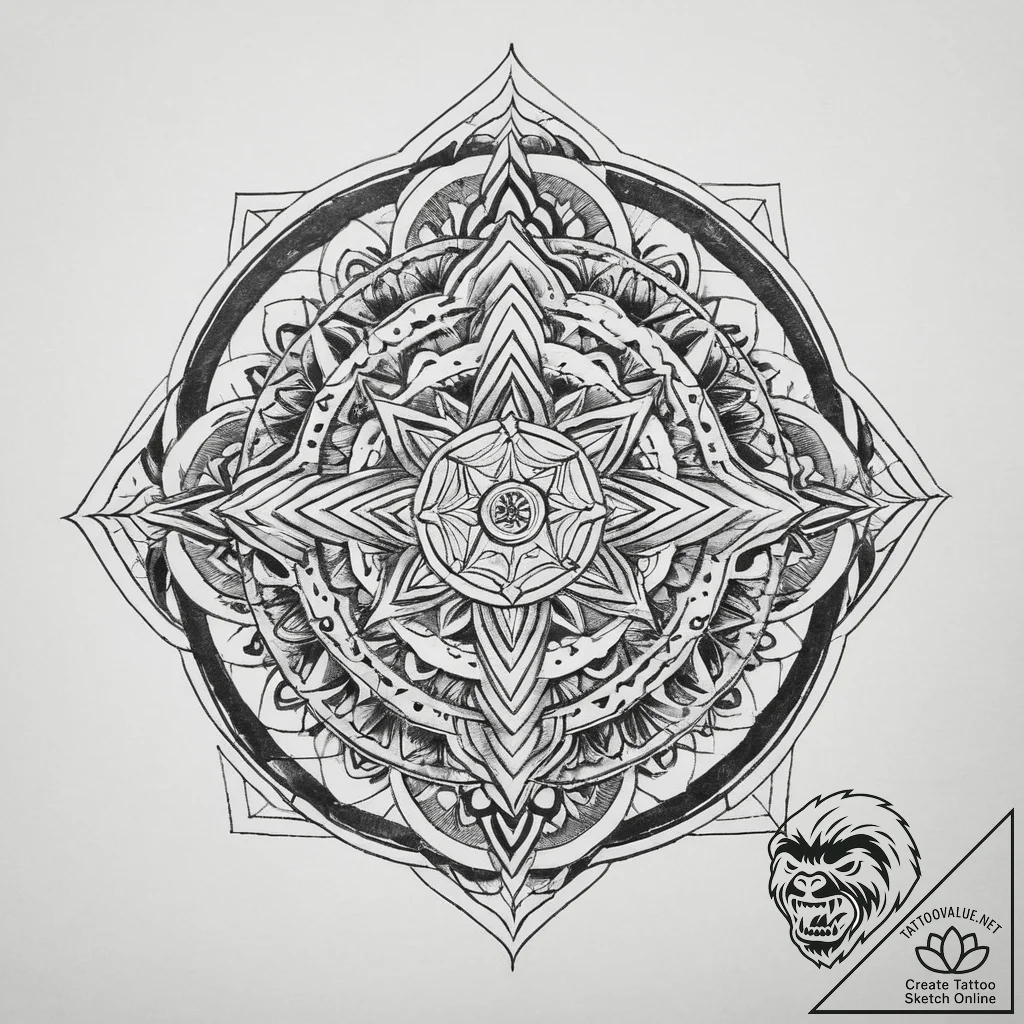 Tattoo sketch emerald, tattoo sketch design,... - tattoo sketch (№1759969153_0, 09.10.2025 00:19) — tattoovalue.net