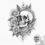 Tattoo sketch mystical scene, artistic tattoo… – tattoo sketch (№1759969584_0, 09.10.2025 00:26) — tattoovalue.net
