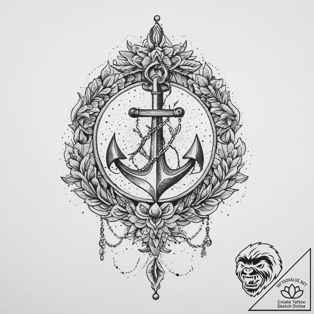 Tattoo sketch delicate chain tattoo, tattoo l... - tattoo sketch (№1759973053_0, 09.10.2025 01:24) — tattoovalue.net