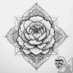 Tattoo sketch peony, tattoo drawing outline,… – tattoo sketch (№1759973269_0, 09.10.2025 01:27) — tattoovalue.net