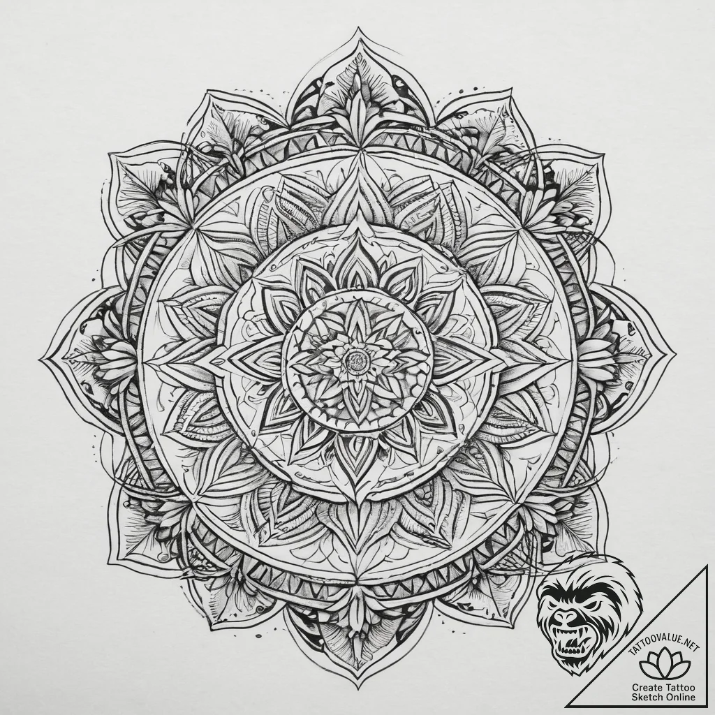 Tattoo sketch nymph tattoo, concept art for t... - tattoo sketch (№1759973917_0, 09.10.2025 01:38) — tattoovalue.net
