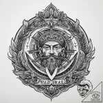 Tattoo sketch dust, artistic tattoo sketch, o… – tattoo sketch (№1759975217_0, 09.10.2025 02:00) — tattoovalue.net
