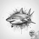Tattoo sketch lemon shark, artistic tattoo sk… – tattoo sketch (№1759980189_0, 09.10.2025 03:23) — tattoovalue.net