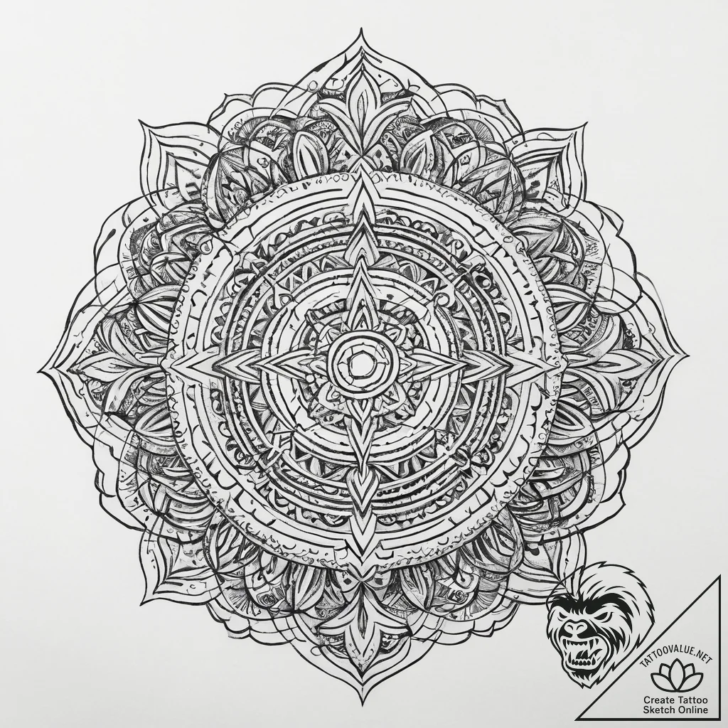 религиозные темы в тату (рисунки), artistic t... - tattoo sketch (№1759980406_0, 09.10.2025 03:26) — tattoovalue.net