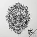 Tattoo sketch sketch style military, ink illu… – tattoo sketch (№1759981056_0, 09.10.2025 03:37) — tattoovalue.net