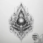 Tattoo sketch cosmic fount, tattoo drawing ou… – tattoo sketch (№1759981703_0, 09.10.2025 03:48) — tattoovalue.net
