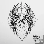 Tattoo sketch spider-man logo, tattoo drawing… – tattoo sketch (№1759981920_0, 09.10.2025 03:52) — tattoovalue.net