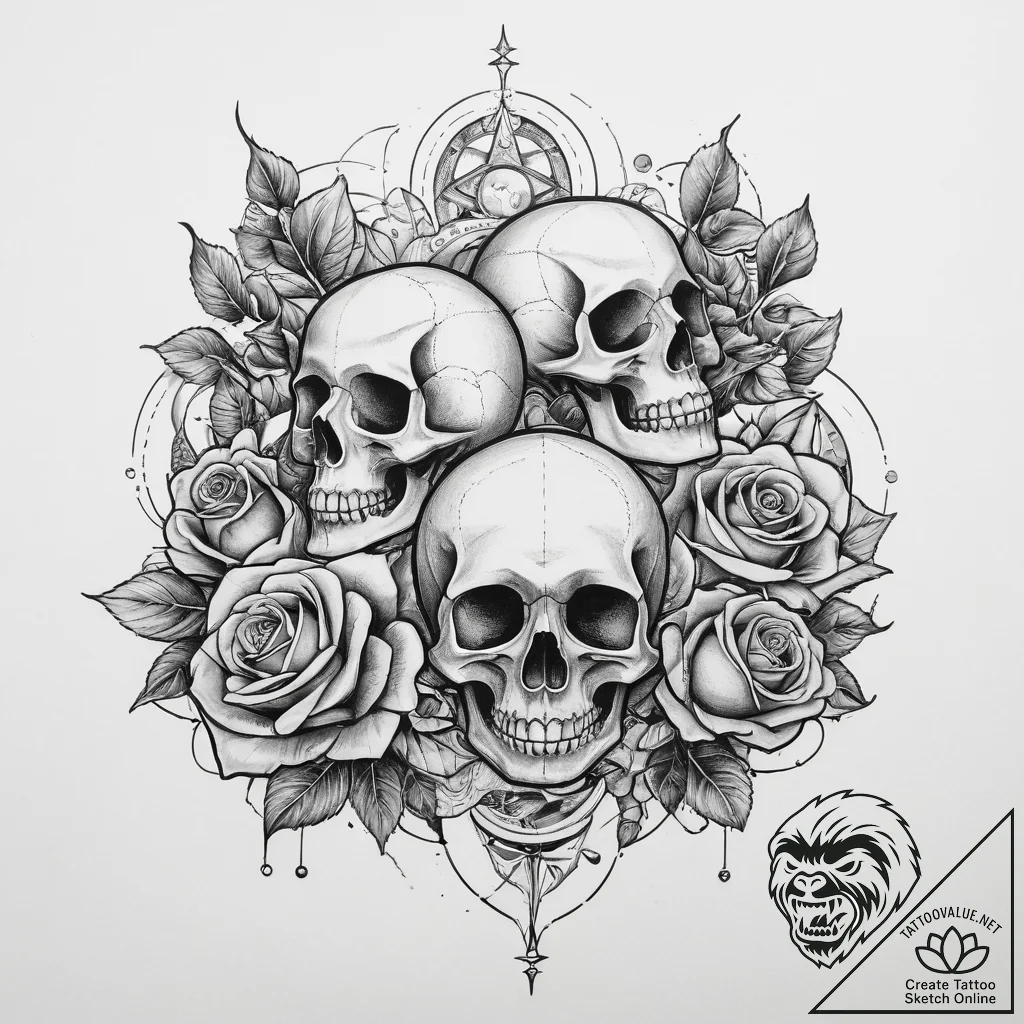 Tattoo sketch cosmic space, tattoo drawing ou... - tattoo sketch (№1759985810_0, 09.10.2025 04:56) — tattoovalue.net
