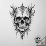 Tattoo sketch bone, tattoo sketch design, bla… – tattoo sketch (№1759989485_0, 09.10.2025 05:58) — tattoovalue.net