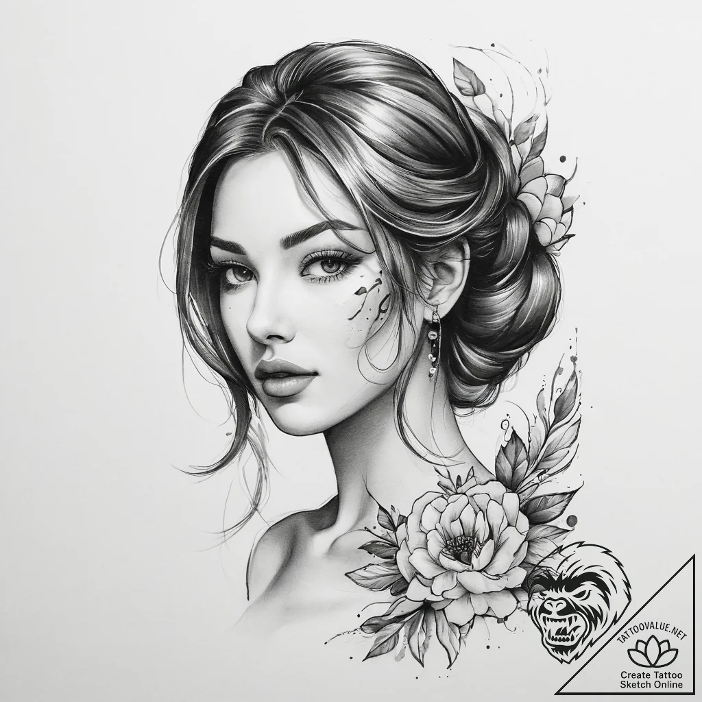 Tattoo sketch mirage - tattoo sketch (№1759989700_0, 09.10.2025 06:01) — tattoovalue.net