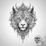 Tattoo sketch graphic животное – tattoo sketch (№1759990569_0, 09.10.2025 06:16) — tattoovalue.net