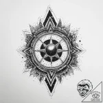 Tattoo sketch cosmic lore, concept art for ta… – tattoo sketch (№1759993251_0, 09.10.2025 07:00) — tattoovalue.net
