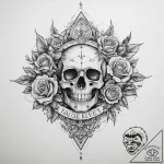 Tattoo sketch cosmic realm, concept art for t… – tattoo sketch (№1759993699_0, 09.10.2025 07:08) — tattoovalue.net