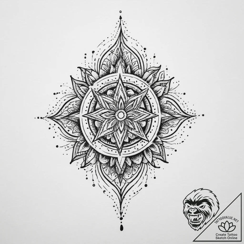 Tattoo sketch light, tattoo flash sheet desig... - tattoo sketch (№1759995888_0, 09.10.2025 07:44) — tattoovalue.net