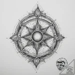 Tattoo sketch cosmic legend, tattoo sketch de… – tattoo sketch (№1759997402_0, 09.10.2025 08:10) — tattoovalue.net