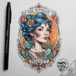 Tattoo sketch mail carrier mailbag and stamp,… – tattoo sketch (№1759997619_0, 09.10.2025 08:13) — tattoovalue.net