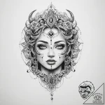 Tattoo sketch soul – tattoo sketch (№1759998269_0, 09.10.2025 08:24) — tattoovalue.net
