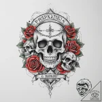 Tattoo sketch cosmic legend, tattoo flash she… – tattoo sketch (№1759998708_0, 09.10.2025 08:31) — tattoovalue.net