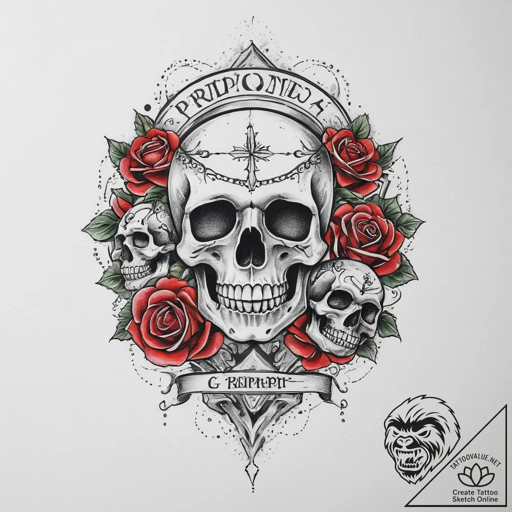 Tattoo sketch cosmic legend, tattoo flash she... - tattoo sketch (№1759998708_0, 09.10.2025 08:31) — tattoovalue.net