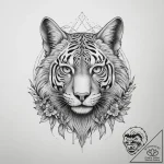Tattoo sketch геометрическое животное, tattoo… – tattoo sketch (№1759998925_0, 09.10.2025 08:35) — tattoovalue.net
