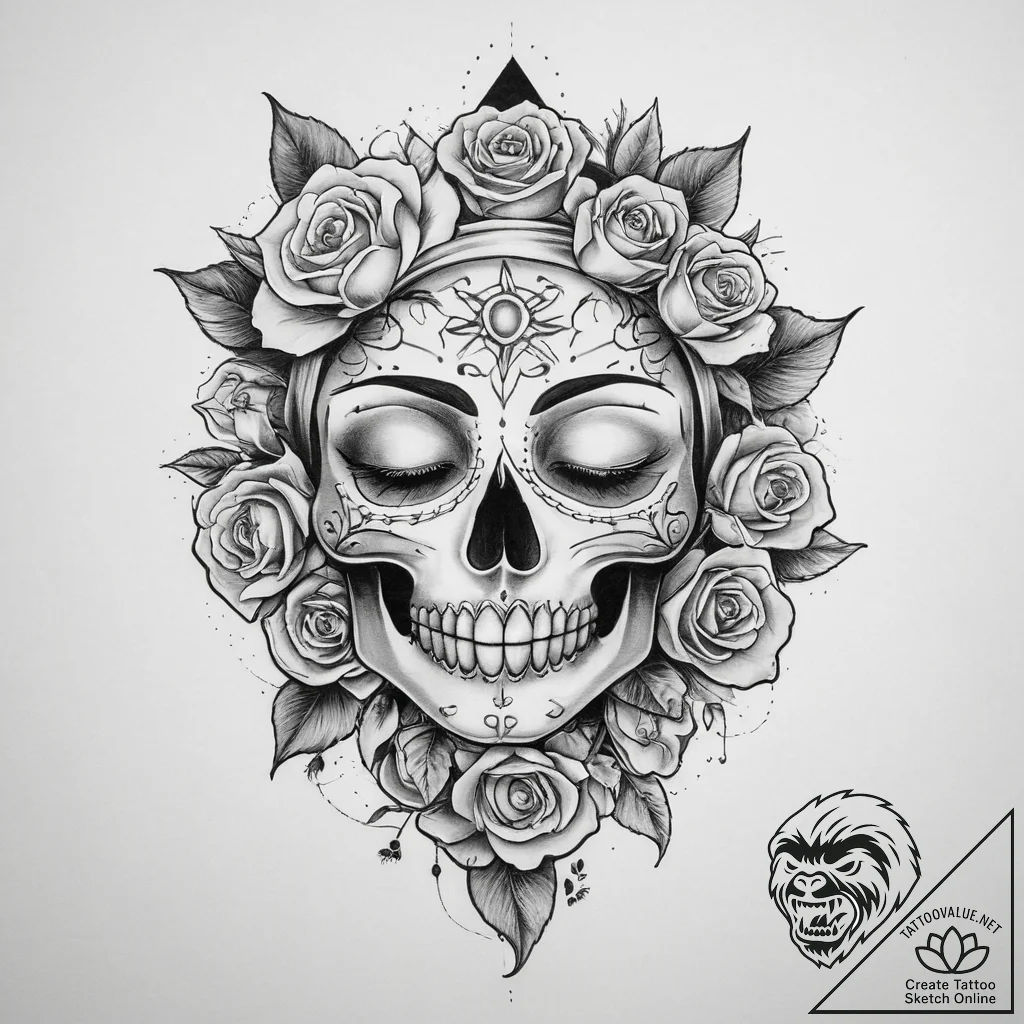 Tattoo sketch sun face, tattoo sketch design,... - tattoo sketch (№1760000891_0, 09.10.2025 09:08) — tattoovalue.net