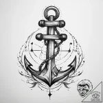 Tattoo sketch anchor, tattoo flash sheet desi… – tattoo sketch (№1760001108_0, 09.10.2025 09:11) — tattoovalue.net
