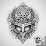 Tattoo sketch helmet, tattoo drawing outline,… – tattoo sketch (№1760001549_0, 09.10.2025 09:19) — tattoovalue.net