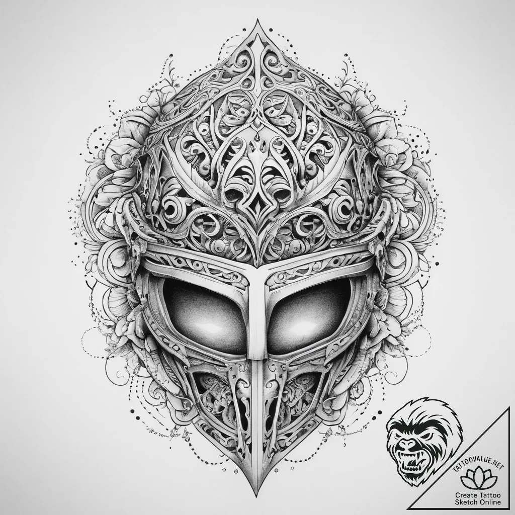 Tattoo sketch helmet, tattoo drawing outline,... - tattoo sketch (№1760001549_0, 09.10.2025 09:19) — tattoovalue.net