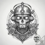 Tattoo sketch робот, tattoo sketch design, ol… – tattoo sketch (№1760003291_0, 09.10.2025 09:48) — tattoovalue.net