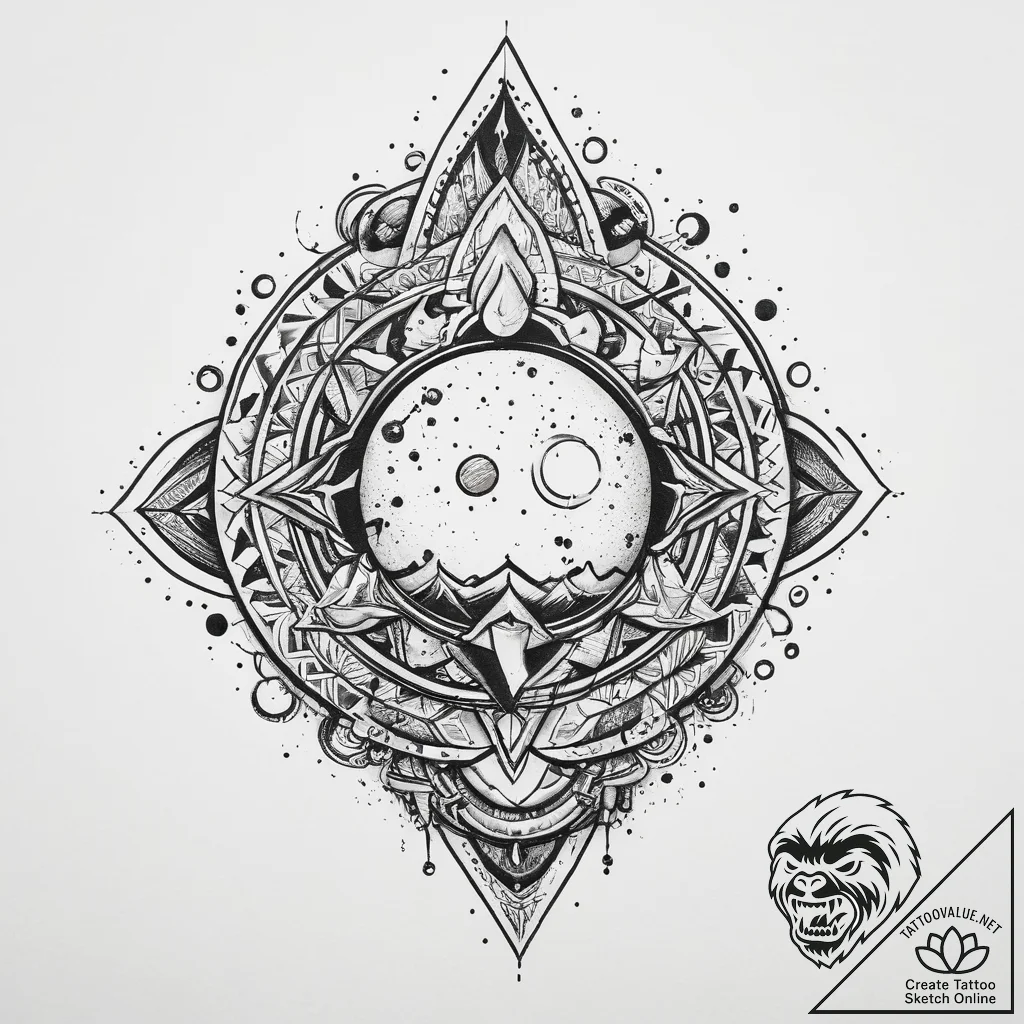 Tattoo sketch cosmic soil, tattoo flash sheet... - tattoo sketch (№1760004822_0, 09.10.2025 10:13) — tattoovalue.net