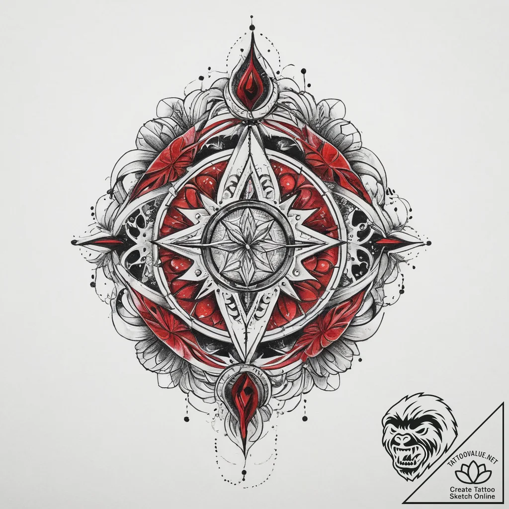 Tattoo sketch cosmic ground, artistic tattoo... - tattoo sketch (№1760006121_0, 09.10.2025 10:35) — tattoovalue.net