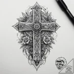 Tattoo sketch puzzle, tattoo flash sheet desi… – tattoo sketch (№1760007204_0, 09.10.2025 10:53) — tattoovalue.net