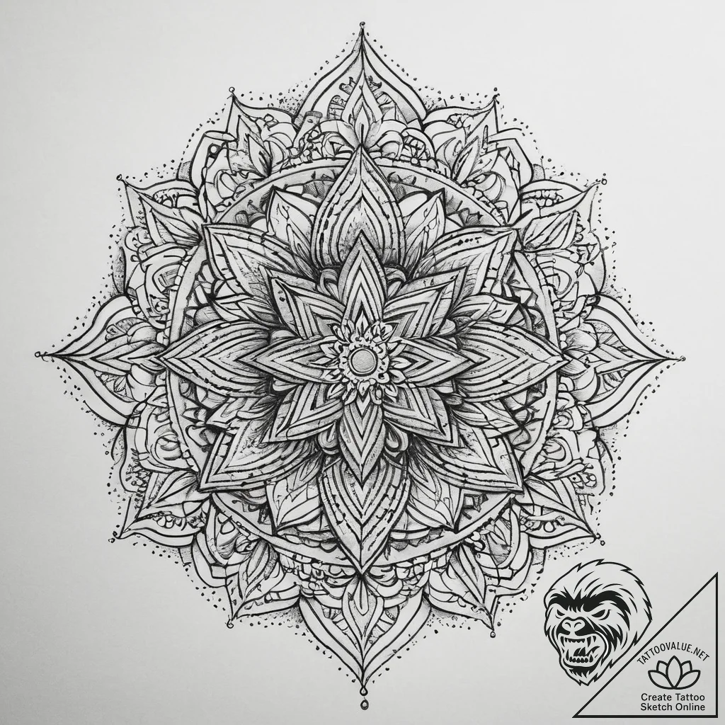Tattoo sketch blessed being, tattoo drawing o... - tattoo sketch (№1760008081_0, 09.10.2025 11:08) — tattoovalue.net
