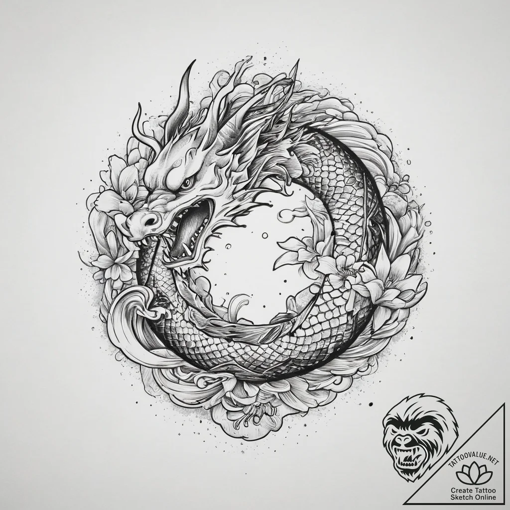 Tattoo sketch puns a cloud that says "every c... - tattoo sketch (№1760010034_0, 09.10.2025 11:40) — tattoovalue.net
