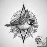 Tattoo sketch cardinal tetra, concept art for… – tattoo sketch (№1760010468_0, 09.10.2025 11:47) — tattoovalue.net